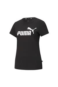 Puma ESS LOGO TEE Siyah Kadın T-Shirt 101085582