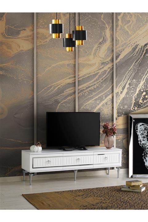 Mapa 150 Cm Klas Metal Ayak Tv Sehpası