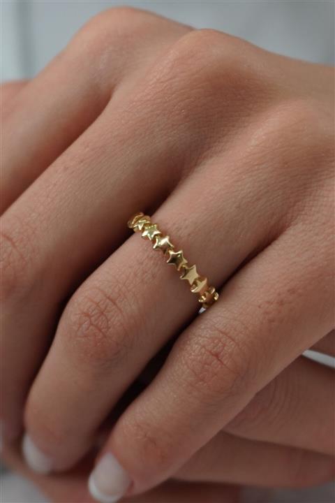 İzgi Kuyumculuk Sıralı Yıldız Yüzük