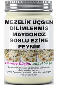 SPANA Ev Yapımı Katkısız Mezelik Üçgen Dilimlenmiş Maydanoz Soslu Ezine Peyniri 330gr