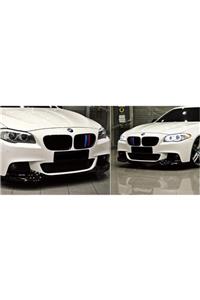 NilparTuning Bmw F10 Uyumlu Ön Tampon Lipi Vorsteiner Plastik Parlak Siyah 2011-