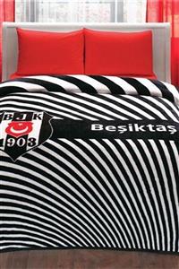 Taç Lisanslı Beşiktaş Çift Kişilik Battaniye