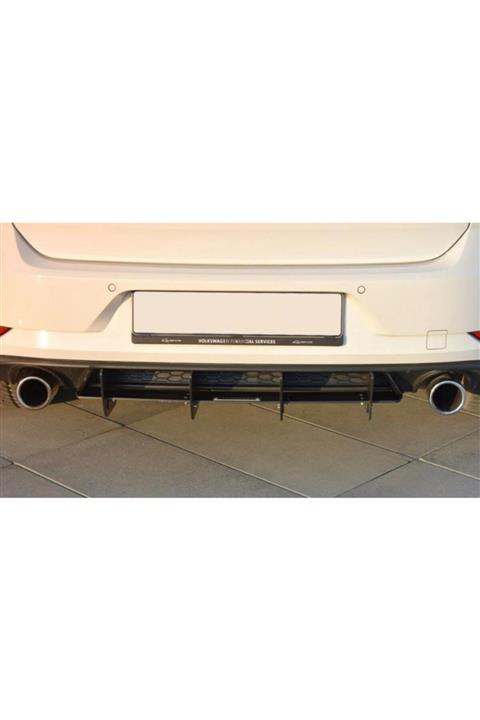 stuning Vw Golf 7.5 Gti Arka Tampon Splitteri Parlak Siyah 2017-