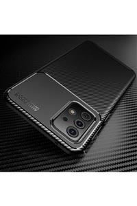 Samsung Galaxy A72 Uyumlu Carbon Tasarım Shockproof Nezih Case Silikon Kılıf