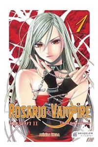 Akıl Çelen Kitaplar Rosario + Vampire - Tılsımlı Kolye ve Vampir - Sezon 2 Cilt 1 - Akihisa İkeda