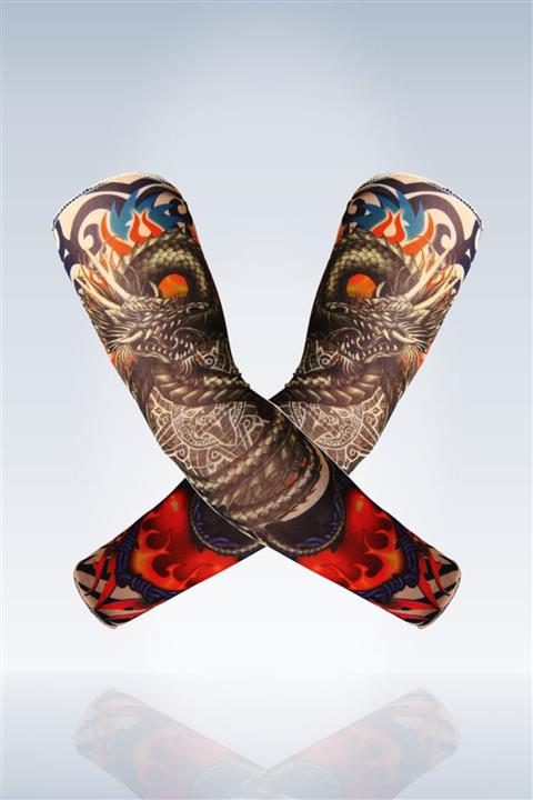 BP Tattoo Unisex Giyilebilir Kol Dövmesi 2 Adet