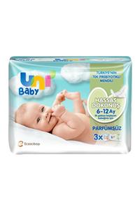 Uni Baby Hassas Dokunuş Islak Mendil 3x52 Li Kapaklı