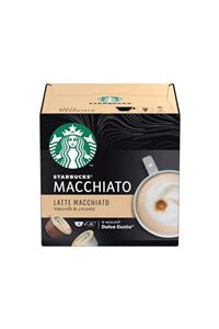 Starbucks Capsule Cafea Latte Macchiato By Nescafé Dolce Gusto, 12 Capsule, 6 Bauturi, 129g