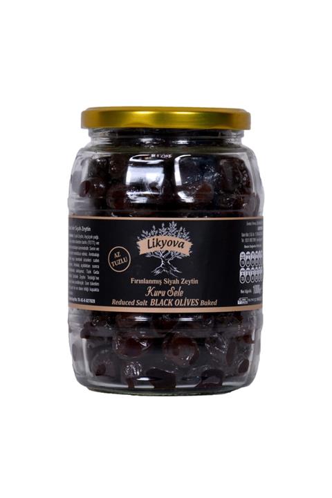 Likyova Fırınlanmış Kuru Sele Siyah Zeytin 1 Kg