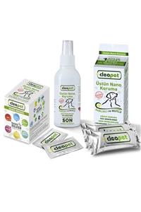 Cleapet Pet Body Cleaning Büyük Sağlık Paketi (1 Kutu Havlu+1 Kutu Mendil+1 Adet Sprey 150 Ml )