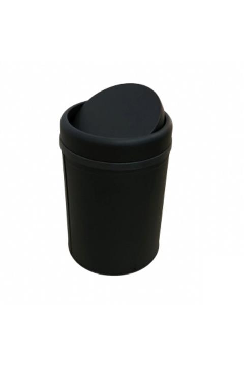 Cekinox Defne Siyah 5 Litre Çöp Kovası Döner Kapaklı