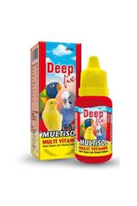 Deep Fix Deep Multisol Kuşlar Için Multi-vitamin 30 Ml.