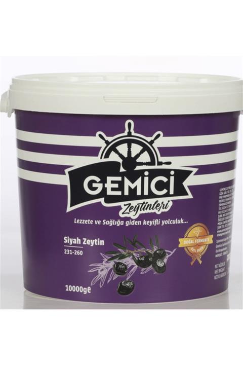 Gemici Zeytin Mega Özel Secme Zeytin (230cc-260cc) 10 Kg