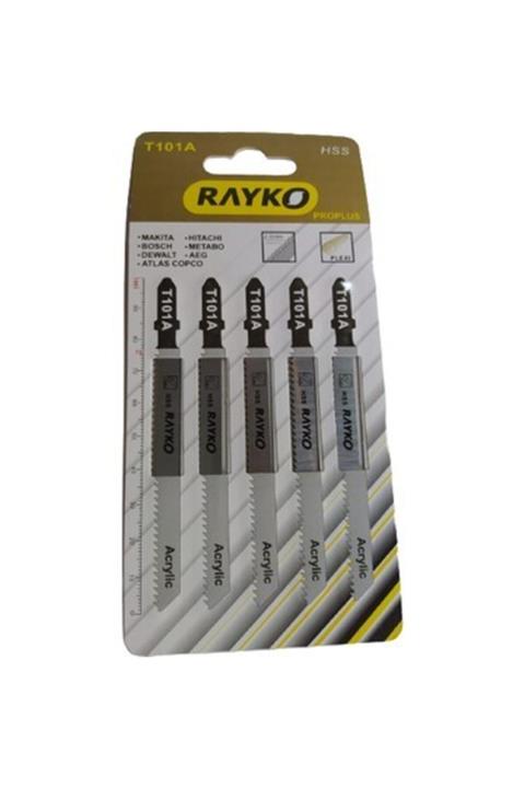 Rayko Dekupaj Testere Bıçağı T101a Akrilik Için 5'li Paket