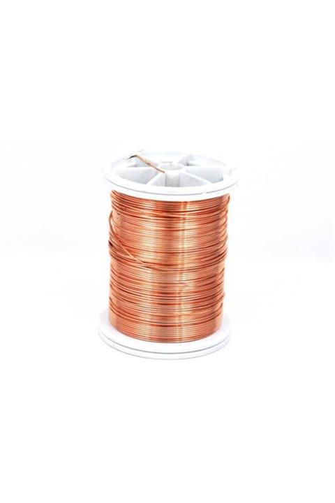 Ertürk Metal Aksesuar Bakır Çiçek Teli, Bakır Renk Kalınlık : 0.60 mm