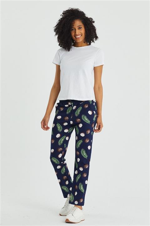 ESPİNA Bayan Örme Kumaş Cepli Pijama Altı