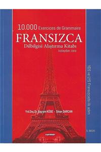 Kurmay Yayınları Fransızca 10.000 Alıştırma Kitabı + Cevap Anahtarı Kurmay Yayınları