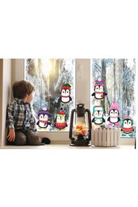 Koala Mood Penguen Yılbaşı Bebek Ve Çocuk Odası Cam Ve Duvar Sticker Seti