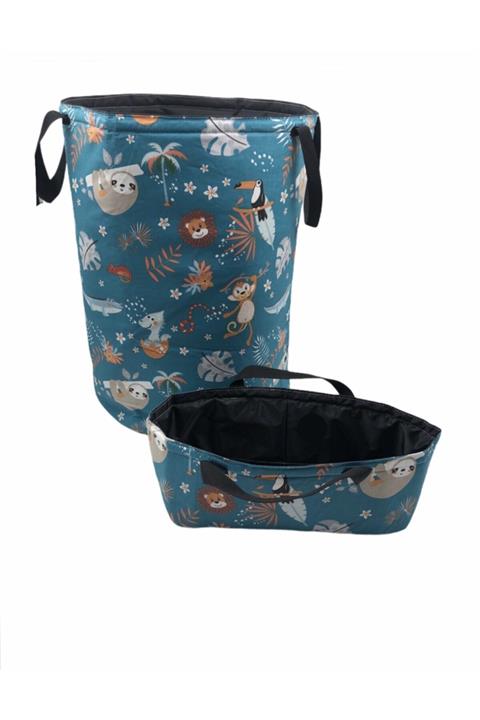 Soft and Baby Forest Oyuncak Sepeti Ve Düzenleyici Sepet Ikili Set