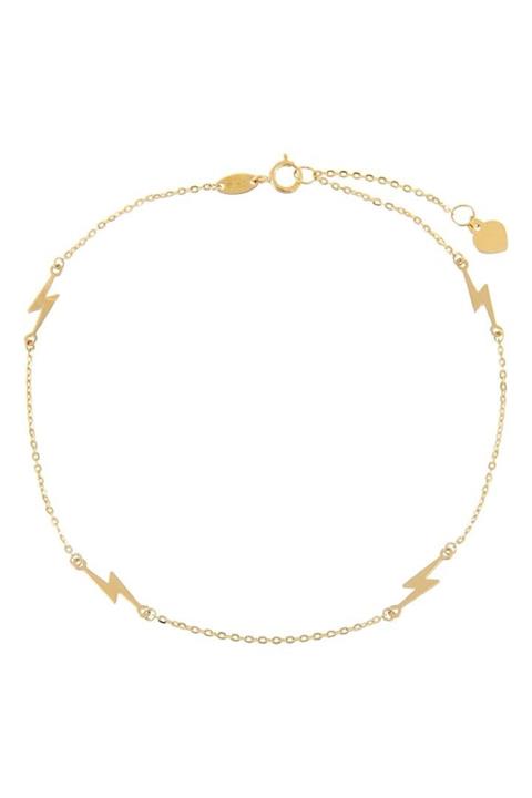 Moda Kulesi Altın Halhal Altın Şimşek Halhal