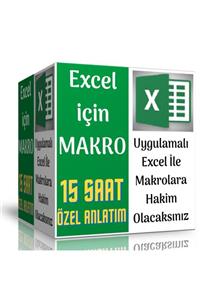 Enine Boyuna Eğitim Excel Için Makro Eğitim Seti (15 Saat Özel Anlatım)