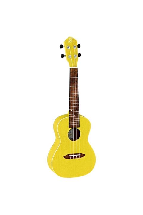 Ortega Rusun Elektro Concert Ukulele Transparent Yellow