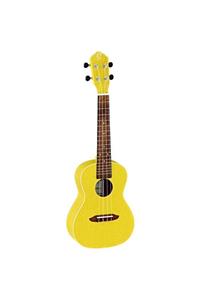 Ortega Rusun Elektro Concert Ukulele Transparent Yellow