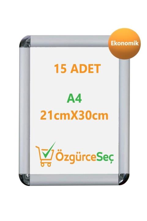 ÖzgürceSeç A4 Açılır Kapanır Rondo Çerçeve 21cm X 30cm (15 Adet)