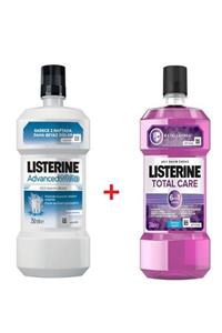 Listerine Advanced White Hafif Tat 250 Ml + Total Care 250 Ml