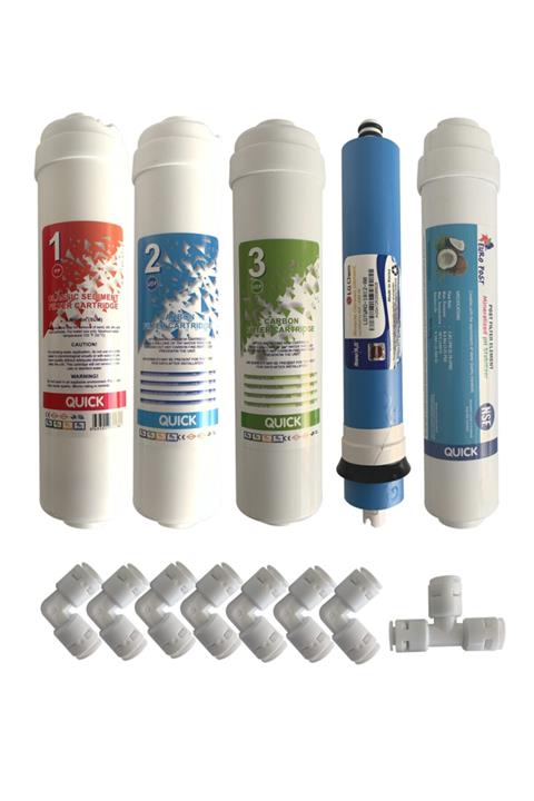 LG Ihlas Aura Cebilon Plus Uyumlu Su Arıtma Cihazı 12 Inç Inline 5'li Membranlı Filtre Seti