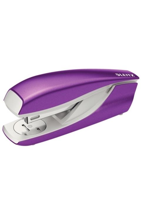 Leitz 5502 Mor Wow 30 Sayfa Kapasiteli Metalik Zımba