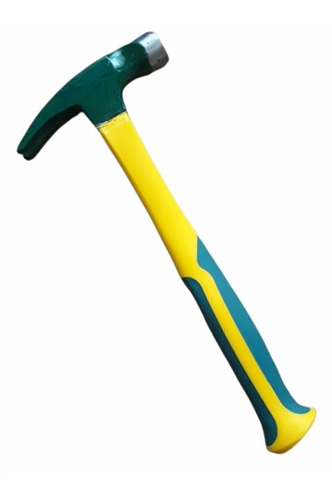 kayasanyapimarket Fiberglass 500gr Çatal Çekiç Sap Ve Lastik Kaplı