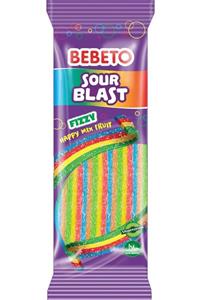 BEBETO Sour Blast Fizy Mix Fruit 180 gr