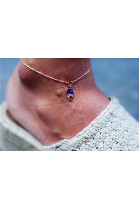 Reis Kuyumculuk Kadın Pembe Altın Balık Lacivert Mine Hal Hal