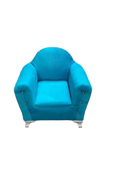 Sedef Lotus Ayaklı Çocuk Koltuğu Çocuk Odası Mobilya Mavi