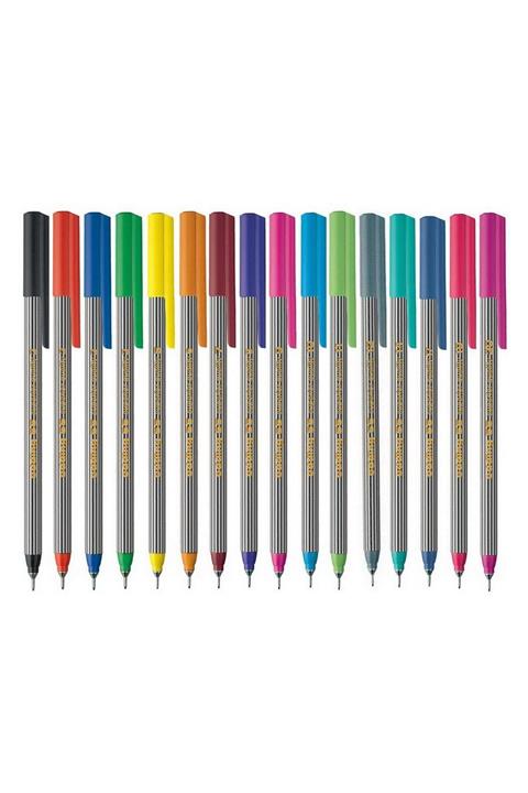 Edding 55 İnce Uçlu Keçe Kalem Seti 16 Renk