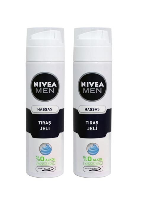 Nivea Tıraş Jeli Hassas 200 Ml. X 2 Adet
