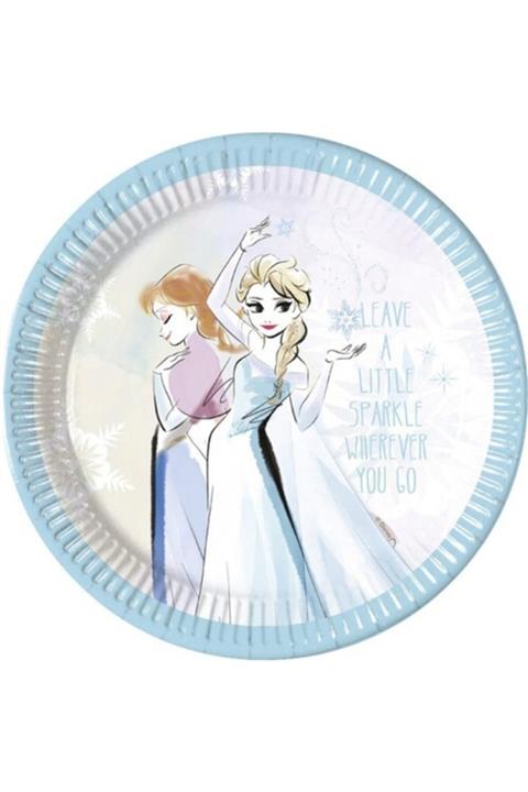 Cakes&Party Frozen Anna ve Elsa 8li Kullan At Karton Parti Tabağı