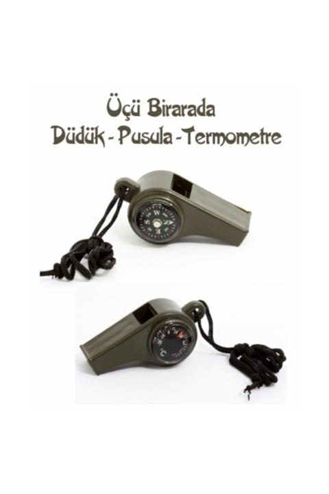 Kastore Pusulalı Termometreli Düdük