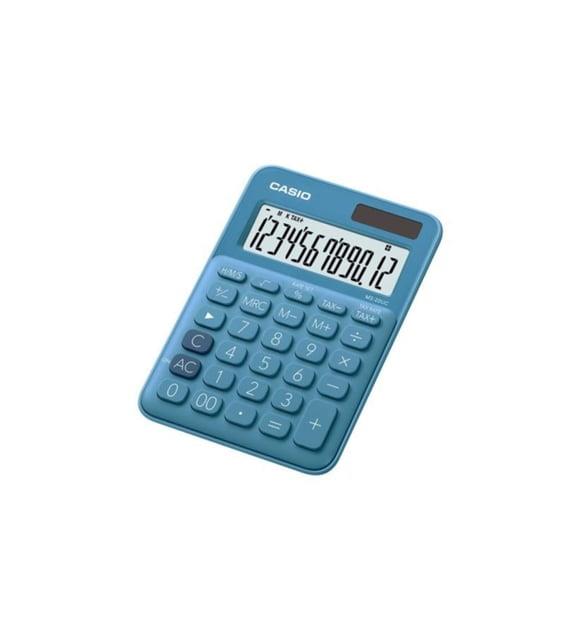 Casio Ms-20uc-bu Renkli Masa Tipi 12 Hane Hesap Makinası