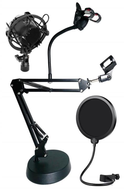 Lastvoice Nb33shps Telefon Tutuculu Shock Mountlu Filtreli Mikrofon Standı