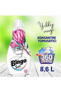 Bingo Soft Konsantre Çamaşır Yumuşatıcısı Yıldız Çiçeği 1440 Ml Ekonomi Paketi 6'lı