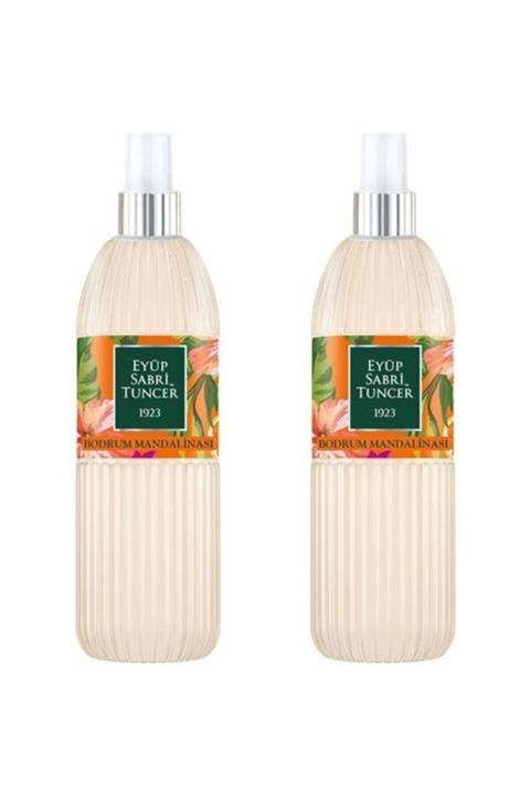 Eyüp Sabri Tuncer Bodrum Mandalinası Kolonyası 150 ml Silindir Pet Şişe Sprey X 2 Adet