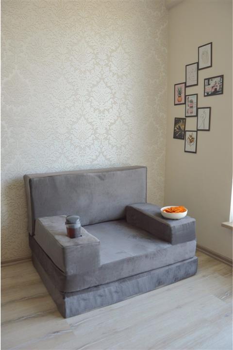 Kırlenta Power Antrasit Popcorn Katlanır Yatak Ve Koltuk