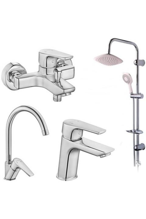 Eca Niobe 3 Lü Set Loramix Tepe Duş Seti
