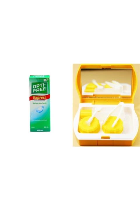 OptiFree Express 355ml Lens Solusyonu 1 Adet Lens Kutusu 1 Adet