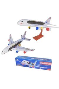 OYUNCAK DÜNYASI Can Ali Toys A330 Işıklı Sesli Hareketli Maket Oyuncak Uçak