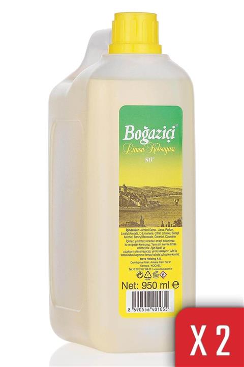 Boğaziçi Kolonya Bidon 950 Ml 2 Li