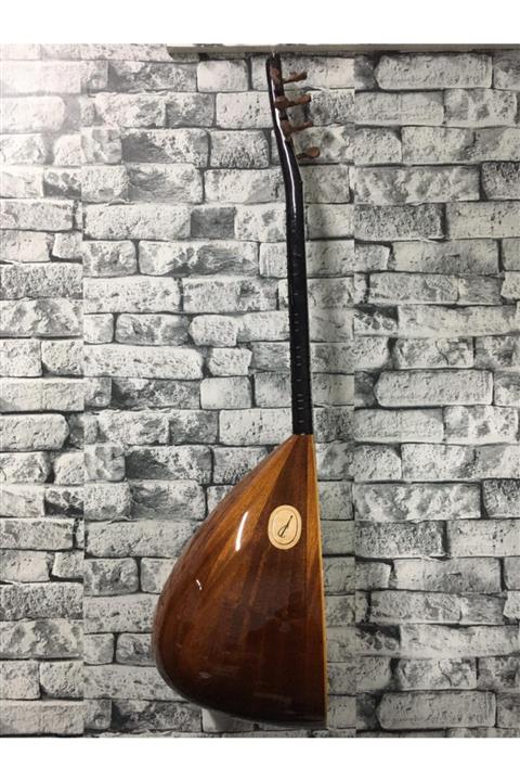 Bade Kısa Sap Masif Maun Ağacı Nokta Sedef Klavyeli Jaklı Bağlama