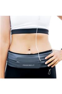 Freebelt Gri Yeni Nesil Spor Bel Çantası Koşu ve Fitness Kemeri